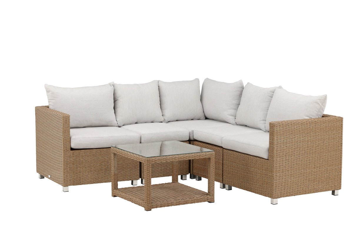 Garden Lounge Set Ludwiga - Available in Natural or Black