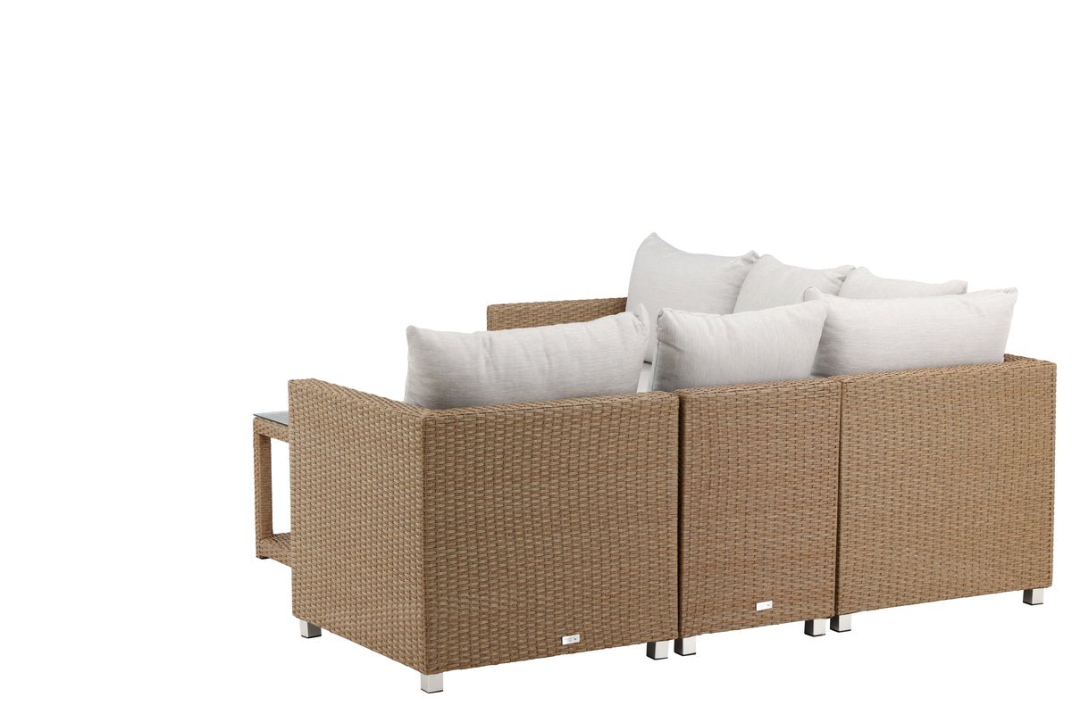 Garden Lounge Set Ludwiga - Available in Natural or Black
