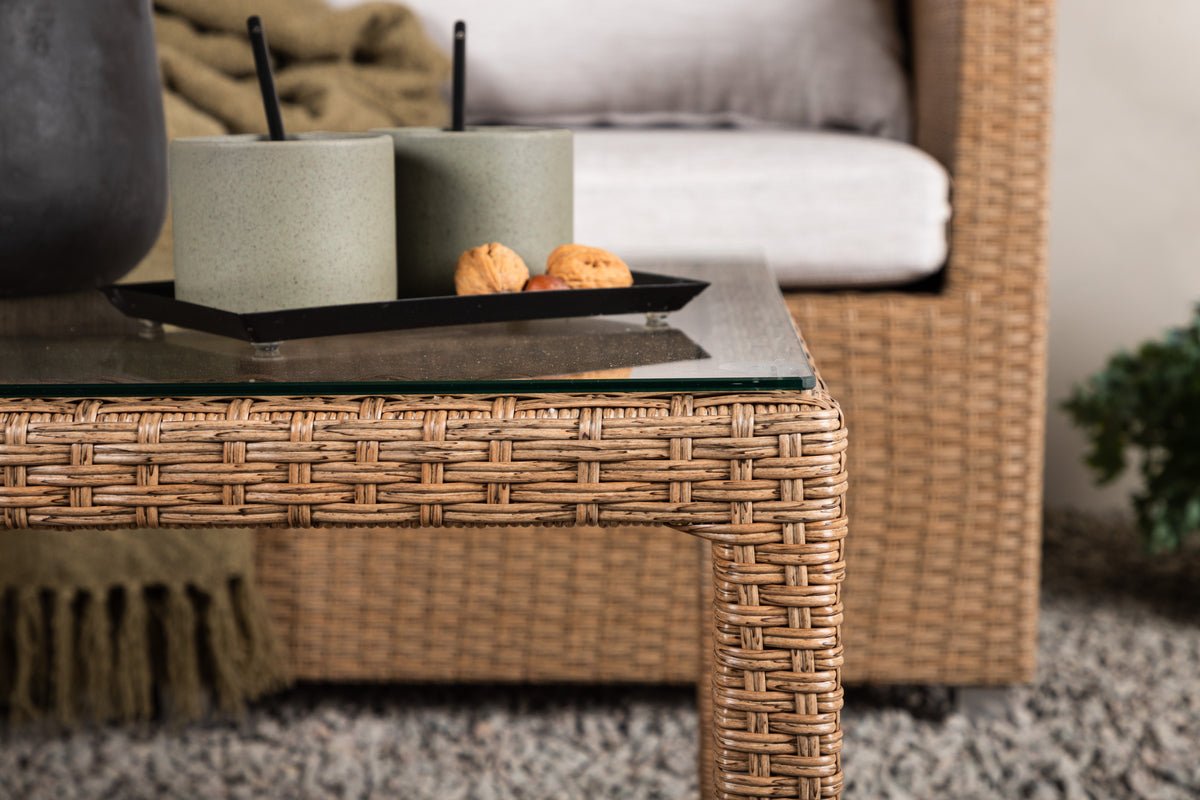 Garden Lounge Set Ludwiga - Available in Natural or Black