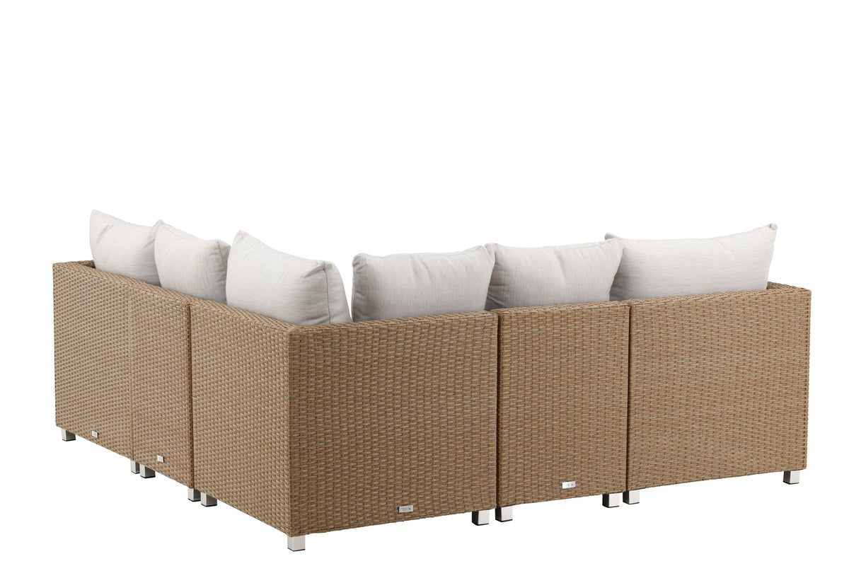 Garden Lounge Set Ludwiga - Available in Natural or Black