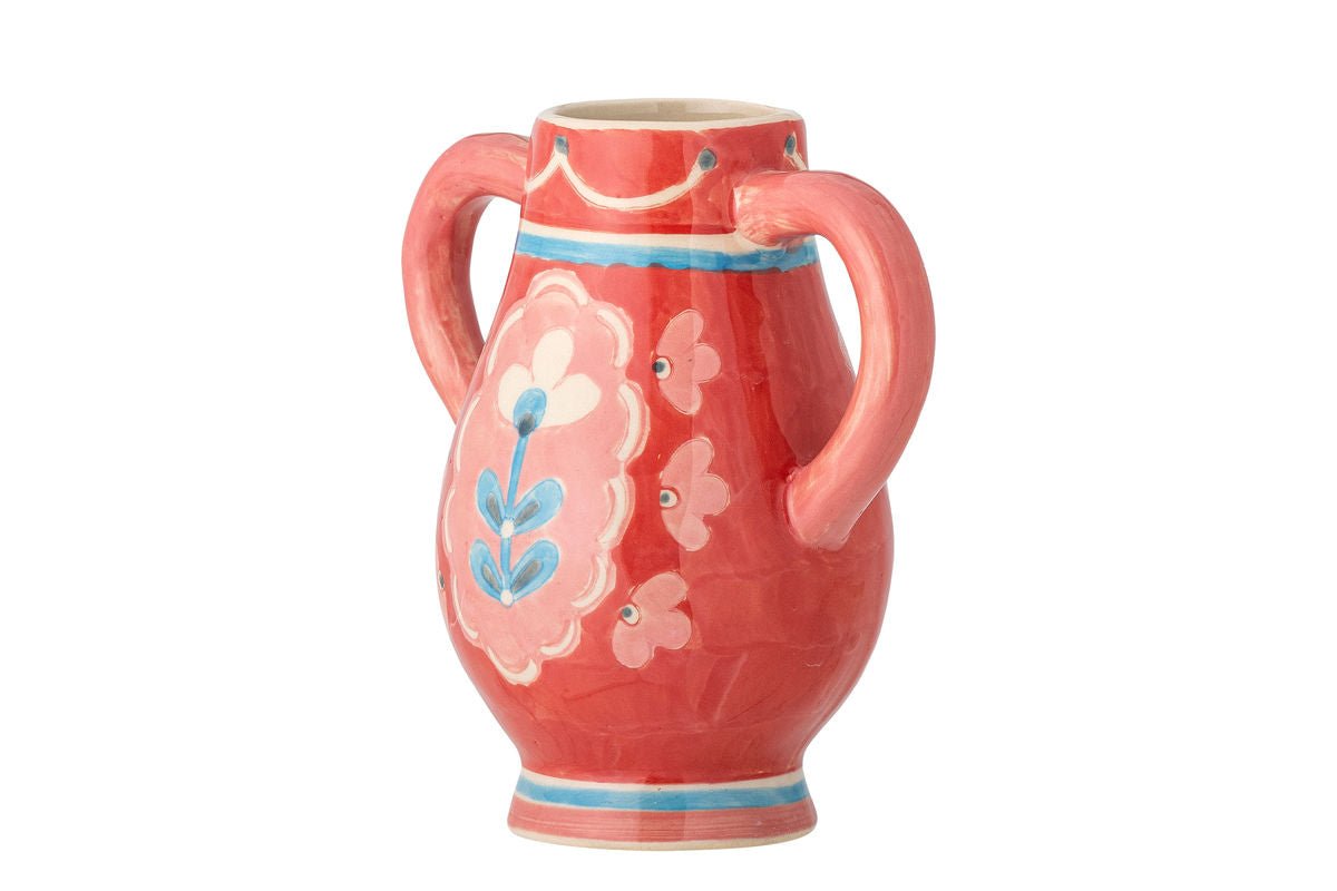 Vase Lilam - Rosé, aus Steingut