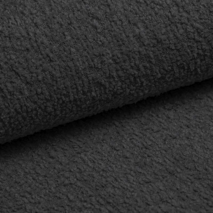 Modular corner sofa Yuma with bouclé side stool