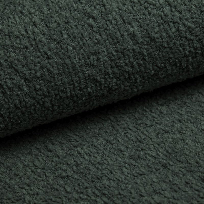 Modular corner sofa Yuma with bouclé side stool