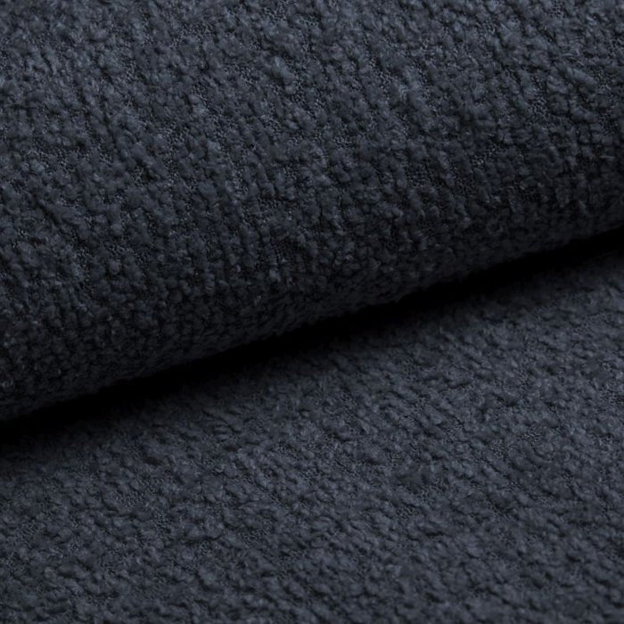Modular corner sofa Yuma with bouclé side stool