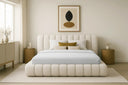 Designer Upholstered Bed Selene Bouclé with Storage