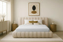Designer Upholstered Bed Selene Bouclé with Storage