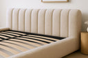Designer Upholstered Bed Selene Bouclé with Storage