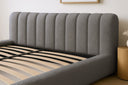 Designer Upholstered Bed Selene Bouclé with Storage