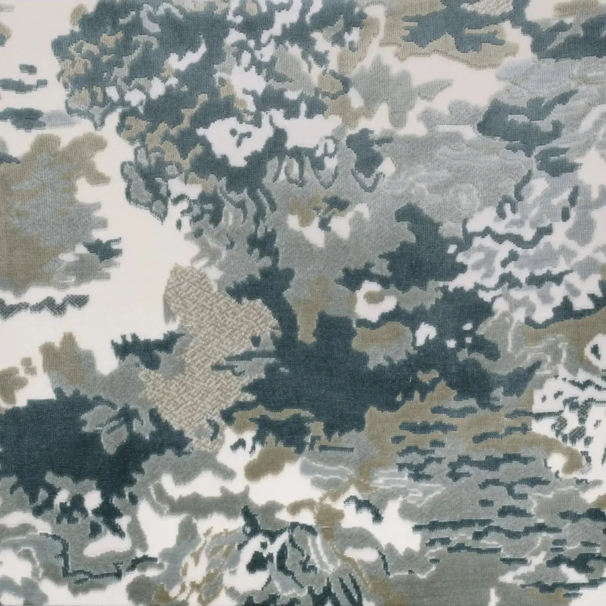 Designer sofa armchair Lesley - jacquard with watercolor pattern