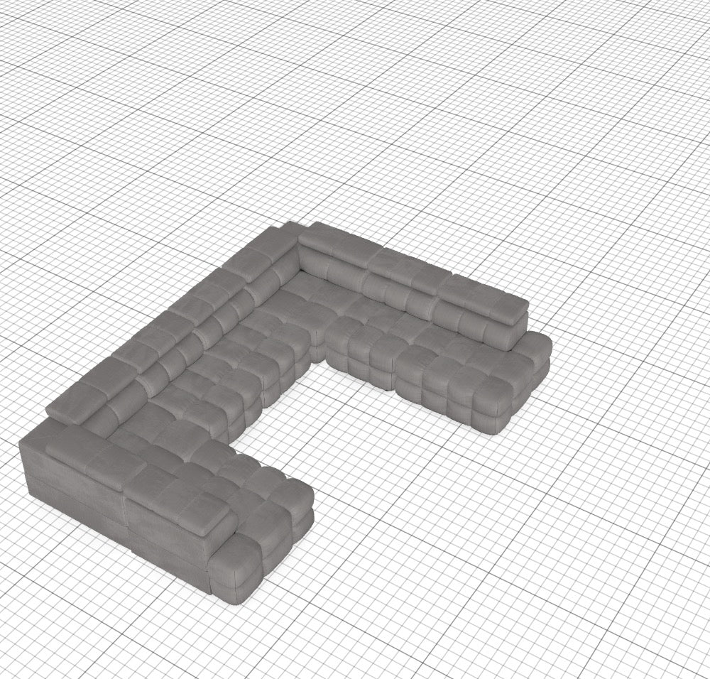 Modular Sofa Buffalo - Your Desired Configuration M_GTAECH