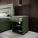 Designer Nightstand Amy in Bouclé