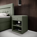 Designer Nightstand Amy in Bouclé