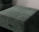 Designer bedside table Amy in corduroy