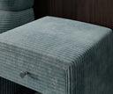 Designer bedside table Amy in corduroy