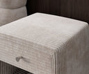 Designer bedside table Amy in corduroy