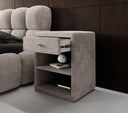 Designer bedside table Amy in corduroy