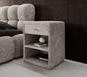 Designer bedside table Amy in corduroy