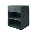 Designer bedside table Amy in corduroy