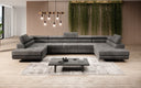 Designer Sofa Taormina with Sleeping and Folding Function in Corduroy