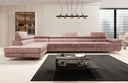 Designer corner sofa Maxi with sleeping and folding function in Corduroy