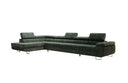 Designer corner sofa Maxi with sleeping and folding function in Corduroy