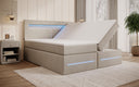 Minera Box Spring Bed with LED, USB, and Storage