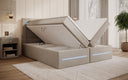 Minera Box Spring Bed with LED, USB, and Storage