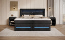 Minera Box Spring Bed with LED, USB, and Storage