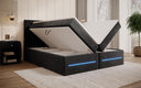Minera Box Spring Bed with LED, USB, and Storage