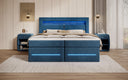 Minera Box Spring Bed with LED, USB, and Storage