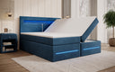 Minera Box Spring Bed with LED, USB, and Storage