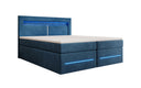 Minera Box Spring Bed with LED, USB, and Storage