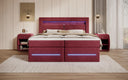 Minera Box Spring Bed with LED, USB, and Storage
