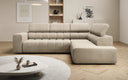 Designer Ecksofa Aurora mit elektrischer Schlaffunktion