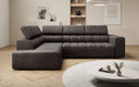 Designer Ecksofa Aurora mit elektrischer Schlaffunktion