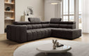 Designer Ecksofa Aurora mit elektrischer Schlaffunktion