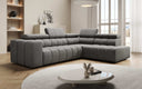 Designer Ecksofa Aurora mit elektrischer Schlaffunktion