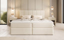 Aurelia Bouclé Box Spring Bed with Storage