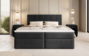 Aurelia Bouclé Box Spring Bed with Storage