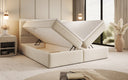 Aurelia Bouclé Box Spring Bed with Storage