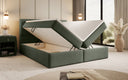 Aurelia Bouclé Box Spring Bed with Storage