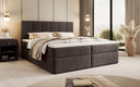 Aurelia Bouclé Box Spring Bed with Storage