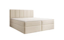 Aurelia Bouclé Box Spring Bed with Storage