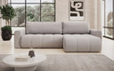Designer corner sofa Venezia with sofa bed function and storage space