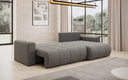 Designer corner sofa Venezia with sofa bed function and storage space