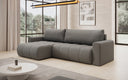 Designer corner sofa Venezia with sofa bed function and storage space