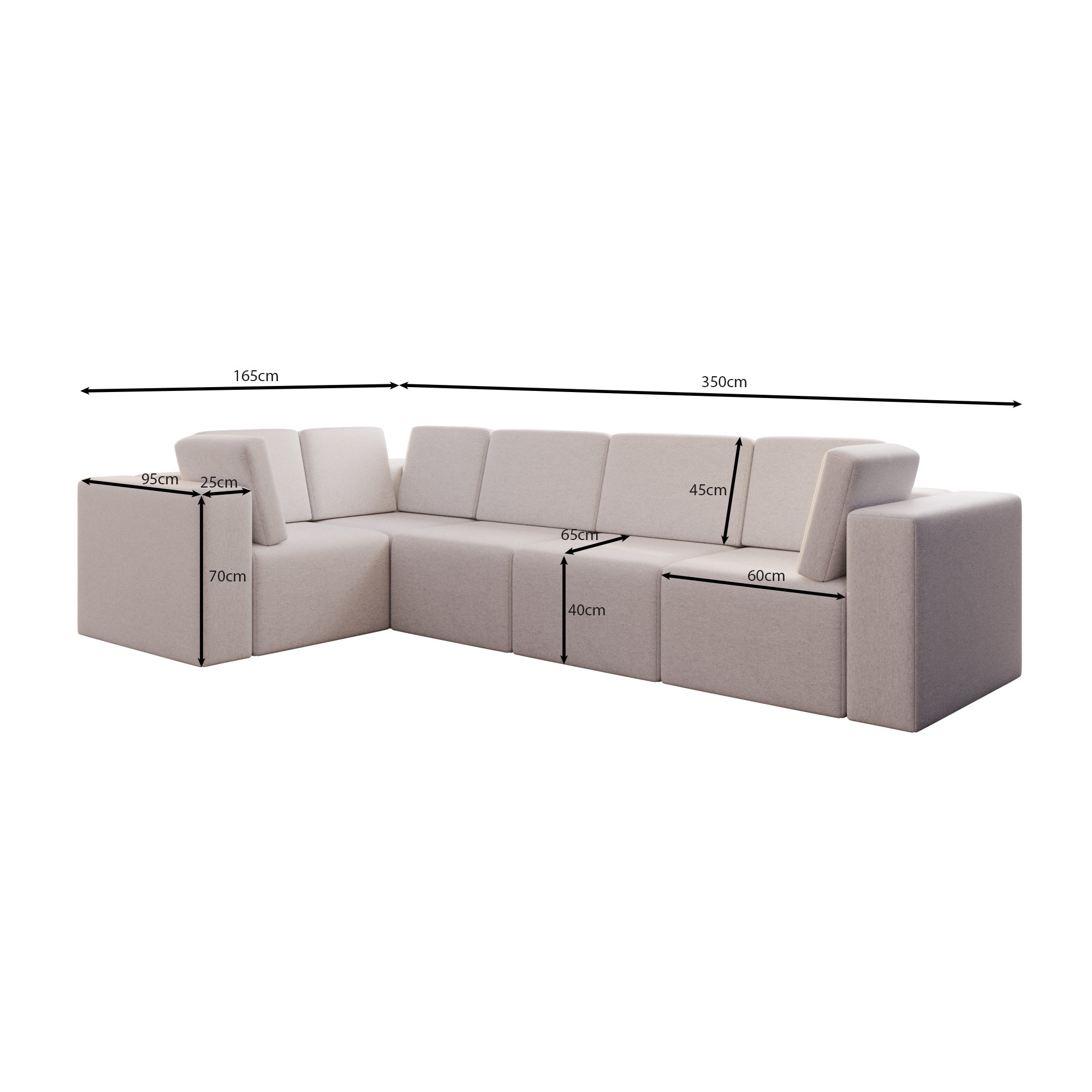 Modulares Gartensofa Eden L Maxi