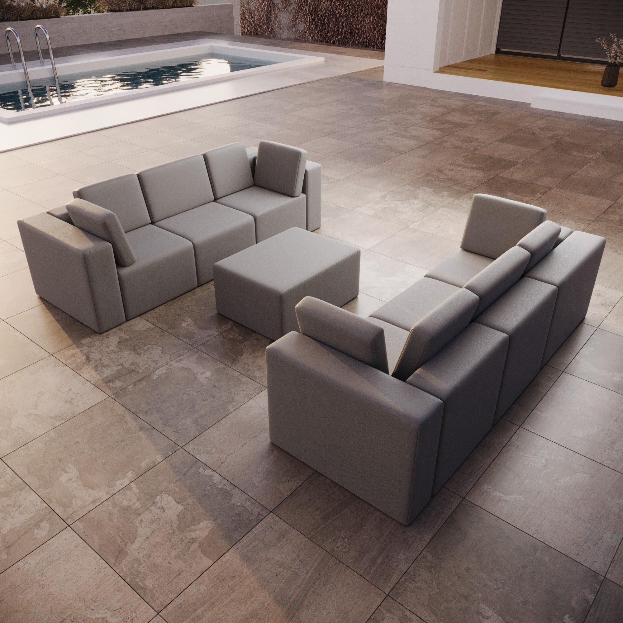 Modulares Gartensofa Set Eden