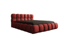 Designer upholstered bed Boston fabric with storage