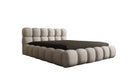 Designer upholstered bed Boston fabric with storage